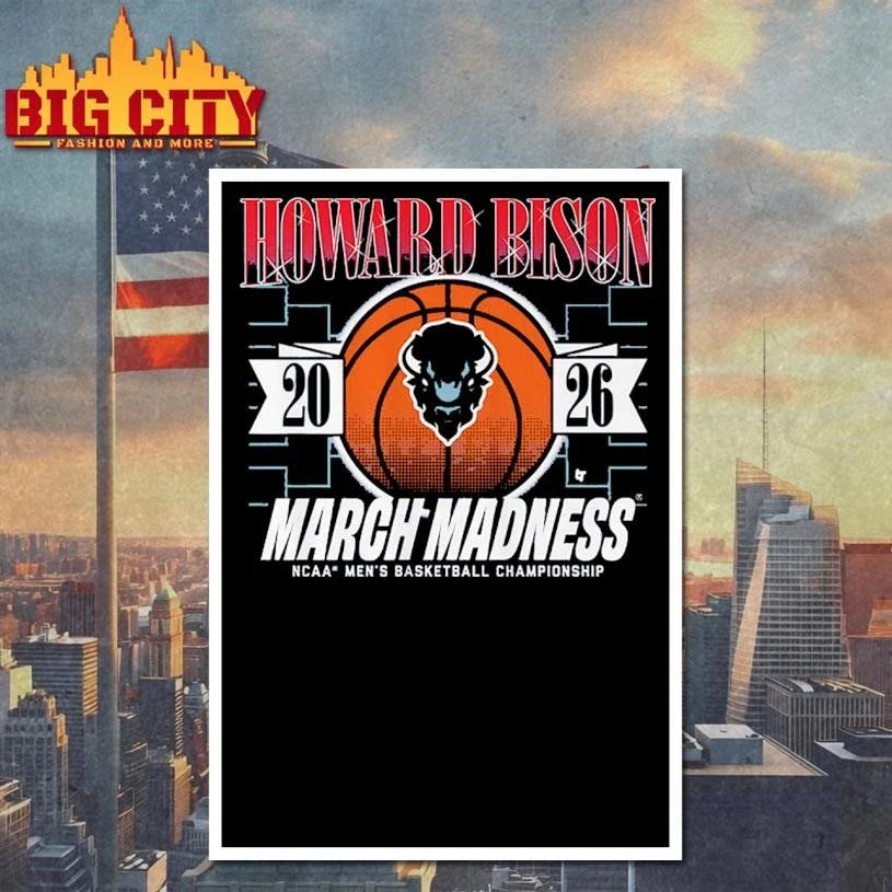 Howard Bison MBB 2026 March Madness Championship Shirt Unisex
