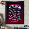 Hulaween X DEF Off Limits 2026 Live In Live Oak FL At Suwannee Music Park October 22-25 2026 Poster Canvas