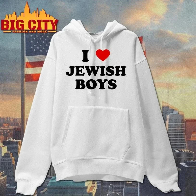 I Love Jewish Boys Funny Shirt Unisex