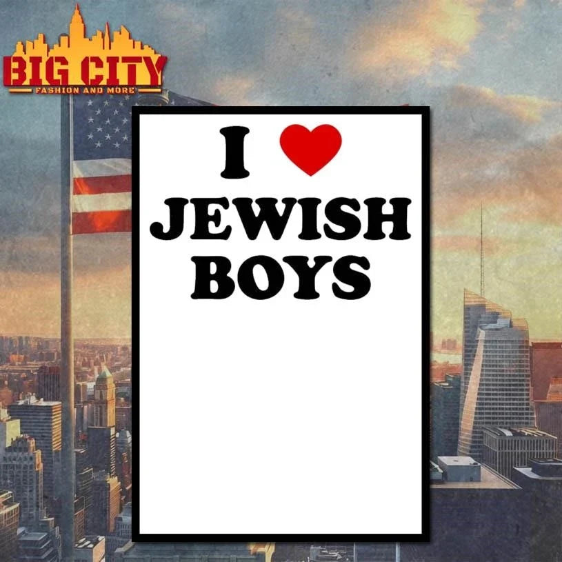 I Love Jewish Boys Funny Shirt Unisex