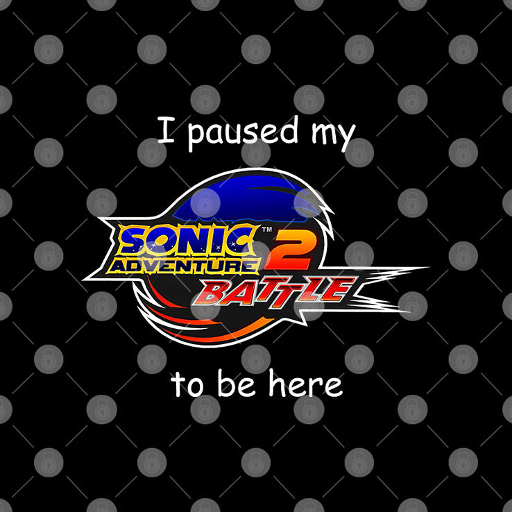 I Paused My Sonic Adventure 2 Battle To Be Here T Shirt