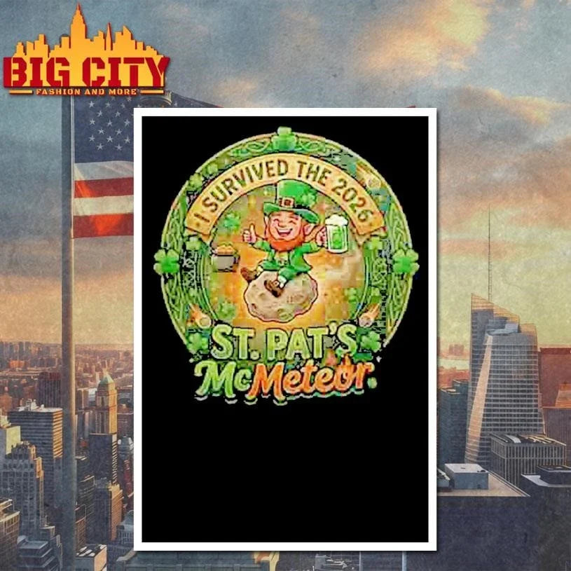 I Survived The St. Patricks Day 2026 Meteor Shirt Unisex