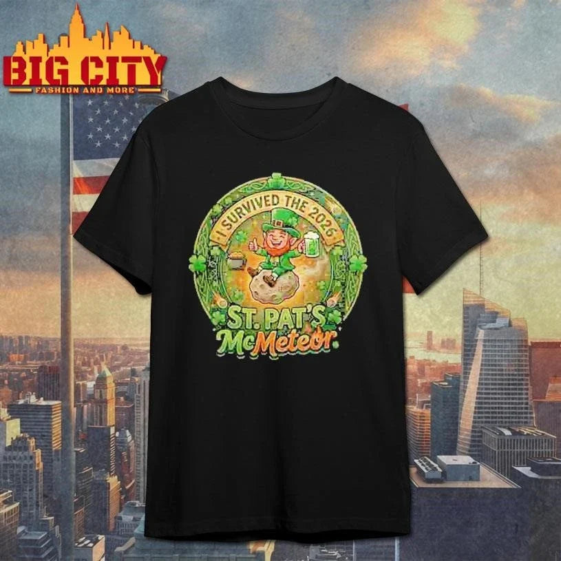 I Survived The St. Patricks Day 2026 Meteor Shirt Unisex