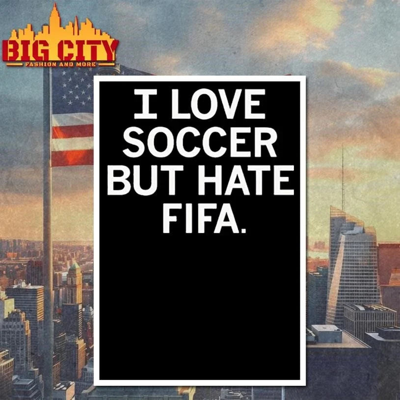 I love soccer but hate fifa shirt Unisex
