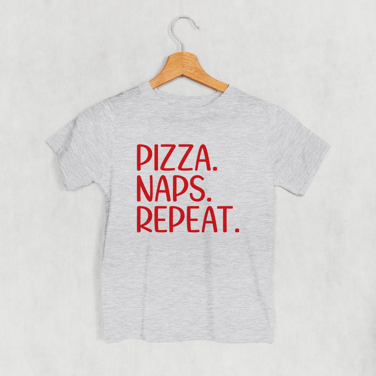 Pizza Naps Repeat (Kids) T-Shirts, Hoodie, Sweatshirt | Teenookco.com (Image 2)