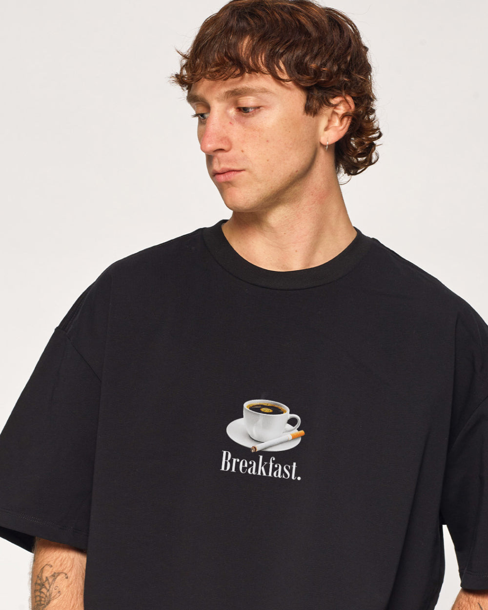 Breakfast Coffee Oversized Tee Unisex