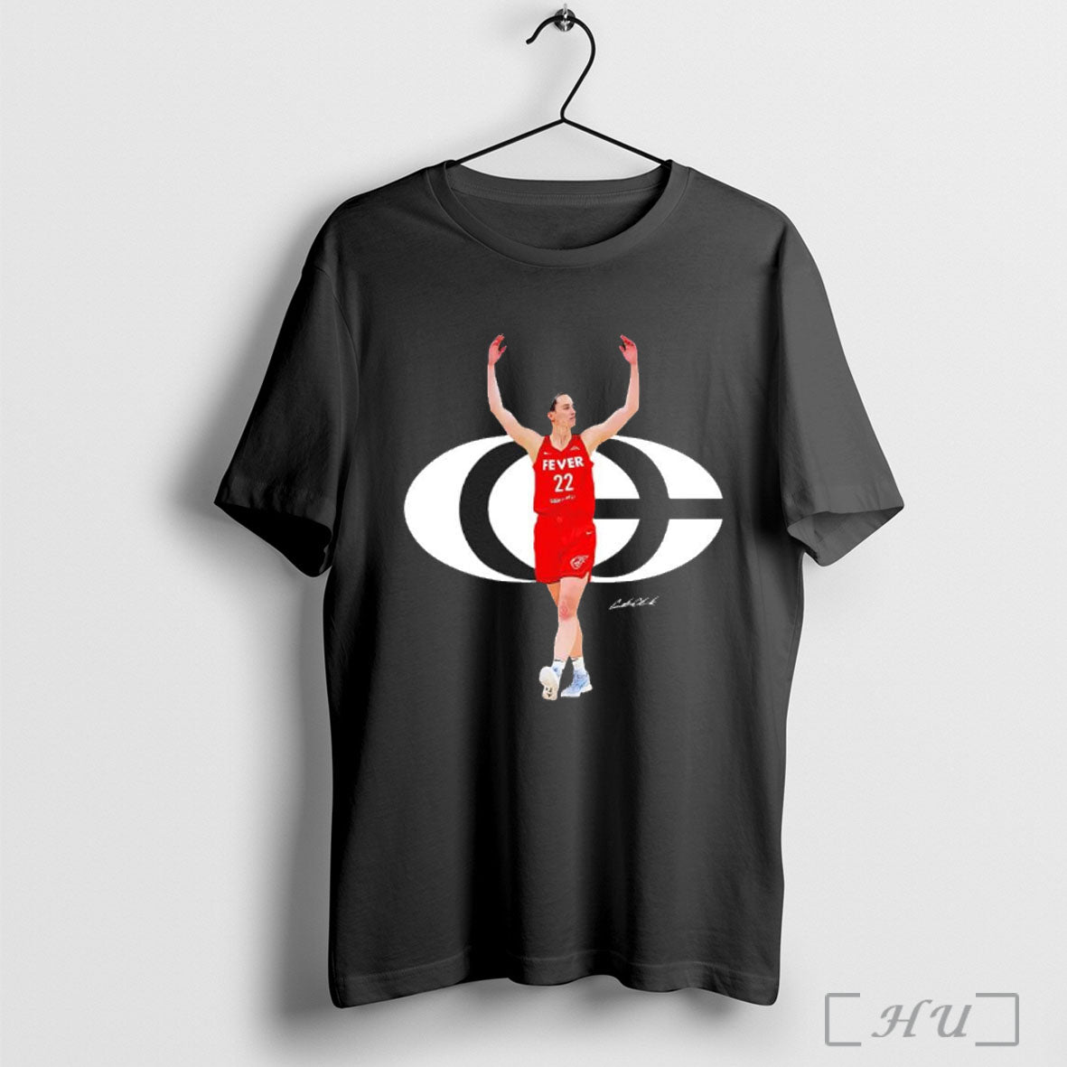 Indiana Fever Caitlin Clark Cc Logo Signature T Shirt Unisex