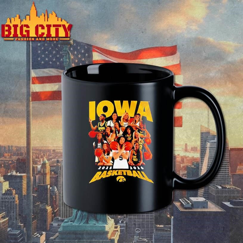 Iowa Women’s Basketball 2025 2026 team collage Shirt Unisex