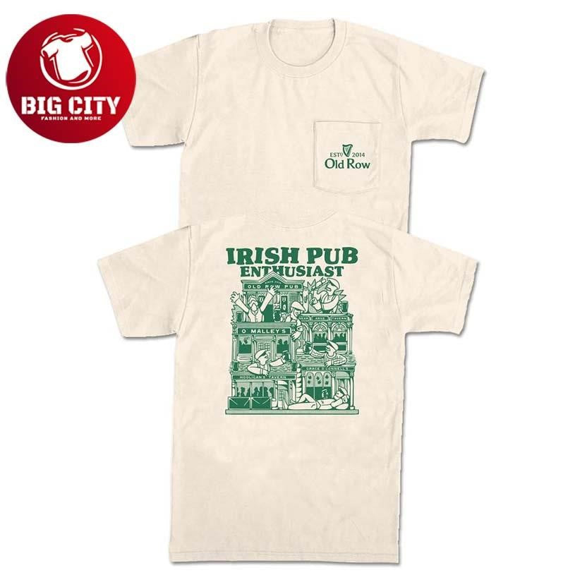 Irish Pub Enthusiast Old Row Two Sided Shirt Unisex