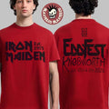 Iron Maiden Eddfest Knebworth 2026 Exclusive Merch On July 10 And 11 2026 50th Anniversary Red T-Shirt