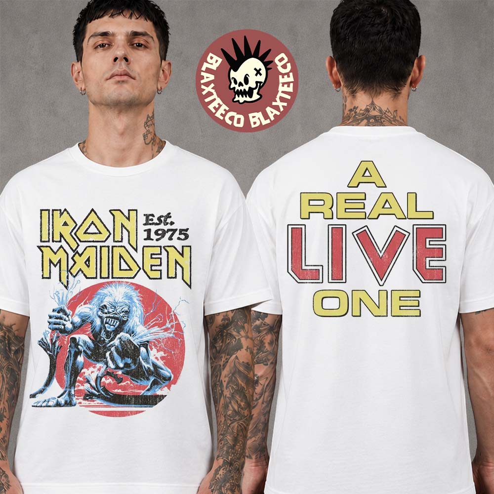 Iron Maiden IM50 Anniversary Collection A Real Live One Electric Eddie T-Shirt