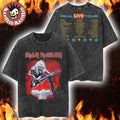 Iron Maiden IM50 Anniversary Collection A Real Live Tour 1993 Vintage Washed Tee