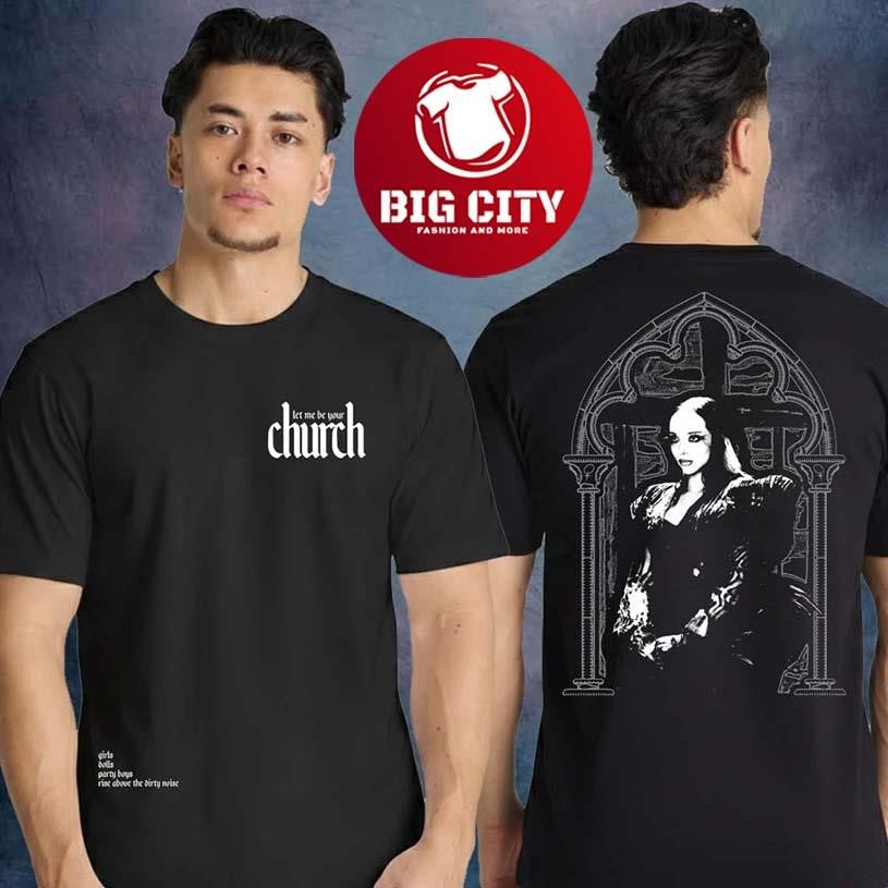 JADE Merch Church Black Two Sided Shirt Unisex