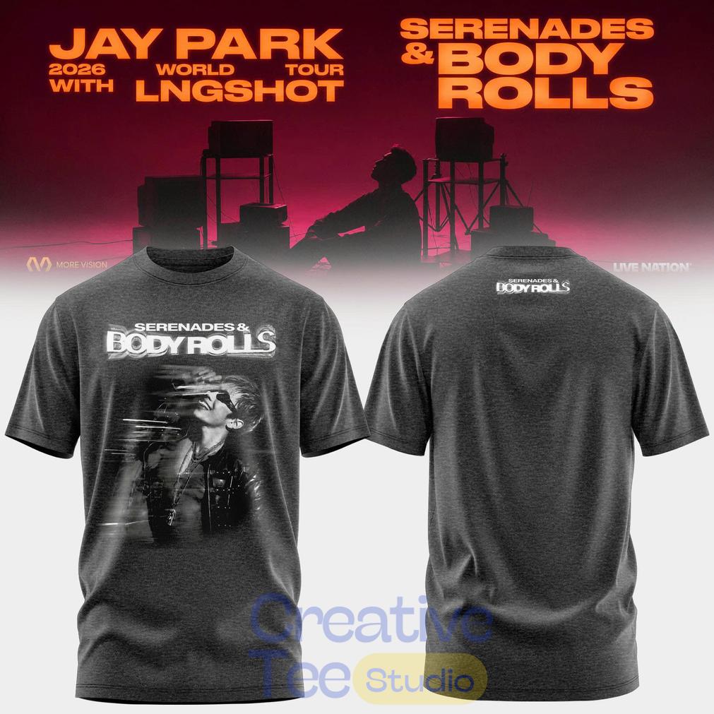 JAY PARK 2026 World Tour x LNGSHOT “Serenades & Body Rolls” Collection T-Shirt
