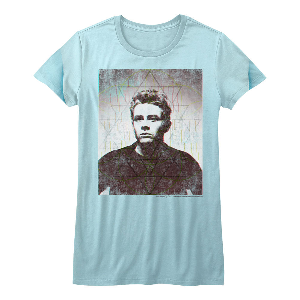 James Dean Mens S/S T-Shirt - Divided - Solid Light Blue