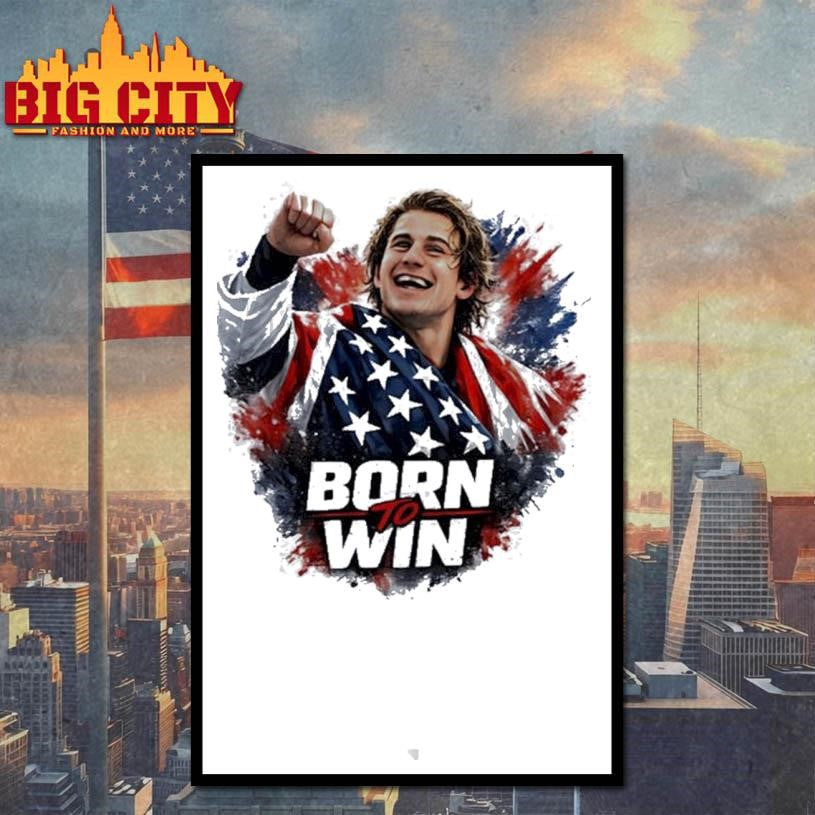 Jack Hughes Team USA Hockey born to win Shirt Unisex