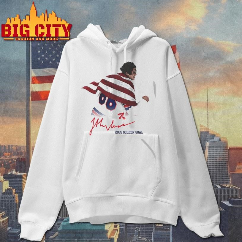 Jack Hughes USA Hockey Golden Goal 2026 Hockey Shirt Unisex