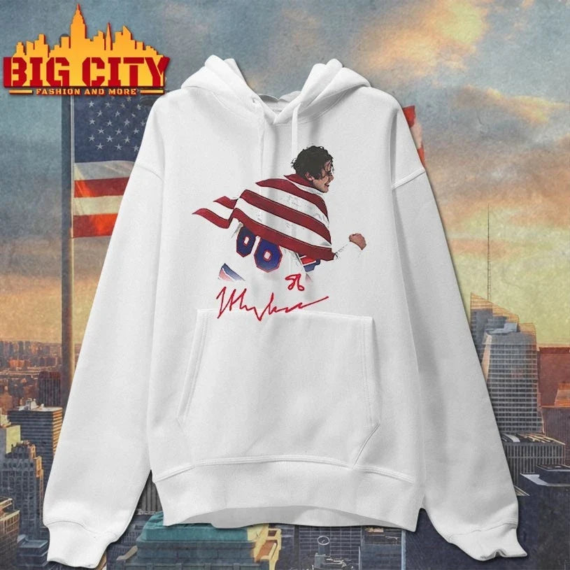 Jack Hughes USA Hockey Golden Goal 2026 Hockey signature Unisex