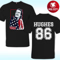 Jack Hughes USA Hockey Patriotic Hockey Two Sided Shirt Unisex