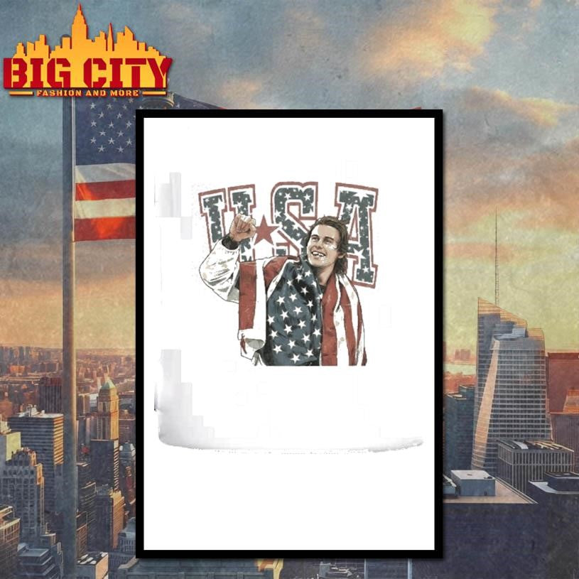 Jack Hughes Usa Gold Hockey 2026 Shirt Unisex
