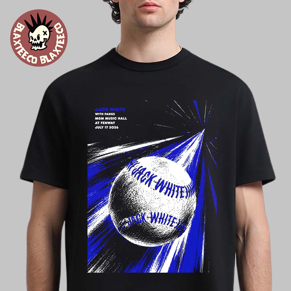 Jack White Boston Massachusetts 2026 Event Poster At MGM Music Hall At Fenway On July 17 2026 Unisex T-Shirt