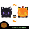 Halloween Cat & Jack-o-Lantern 4" Reversible Plushie (Glow) Unisex