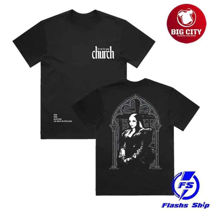 Jade Church Black Two Sided Shirt Unisex