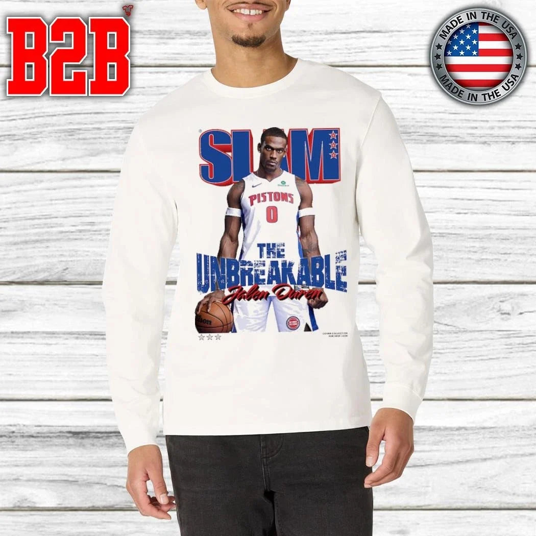 Jalen Duren Detroit Pistons SLAM Cover Shirt Unisex