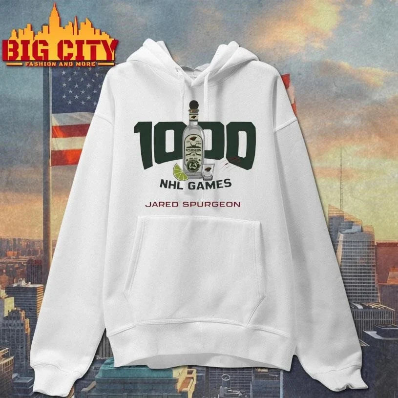 Jared Spurgeon 1000 nhl Games Shirt Unisex
