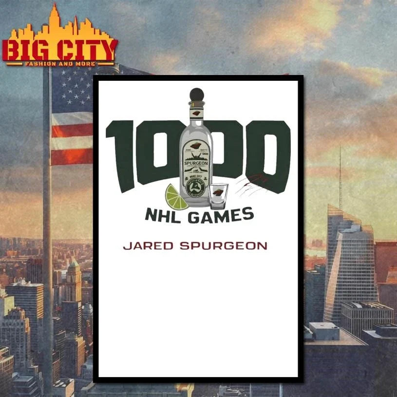 Jared Spurgeon 1000 nhl Games Shirt Unisex