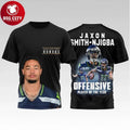 Jaxon Smith Njigba Seahawks Offensive Player Of The Year Two Sided Shirt Unisex