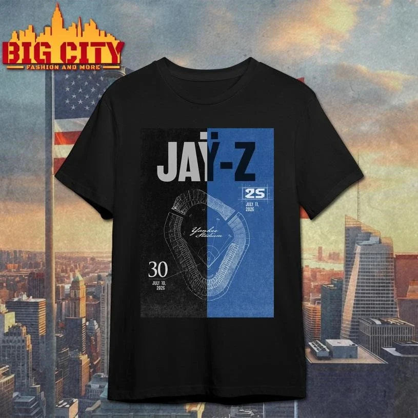 Jay Z 2 Night Celebration Reasonable Doubt And The Blueprint Iconic Album Turning Yankee Stadium 2026 Poster Shirt