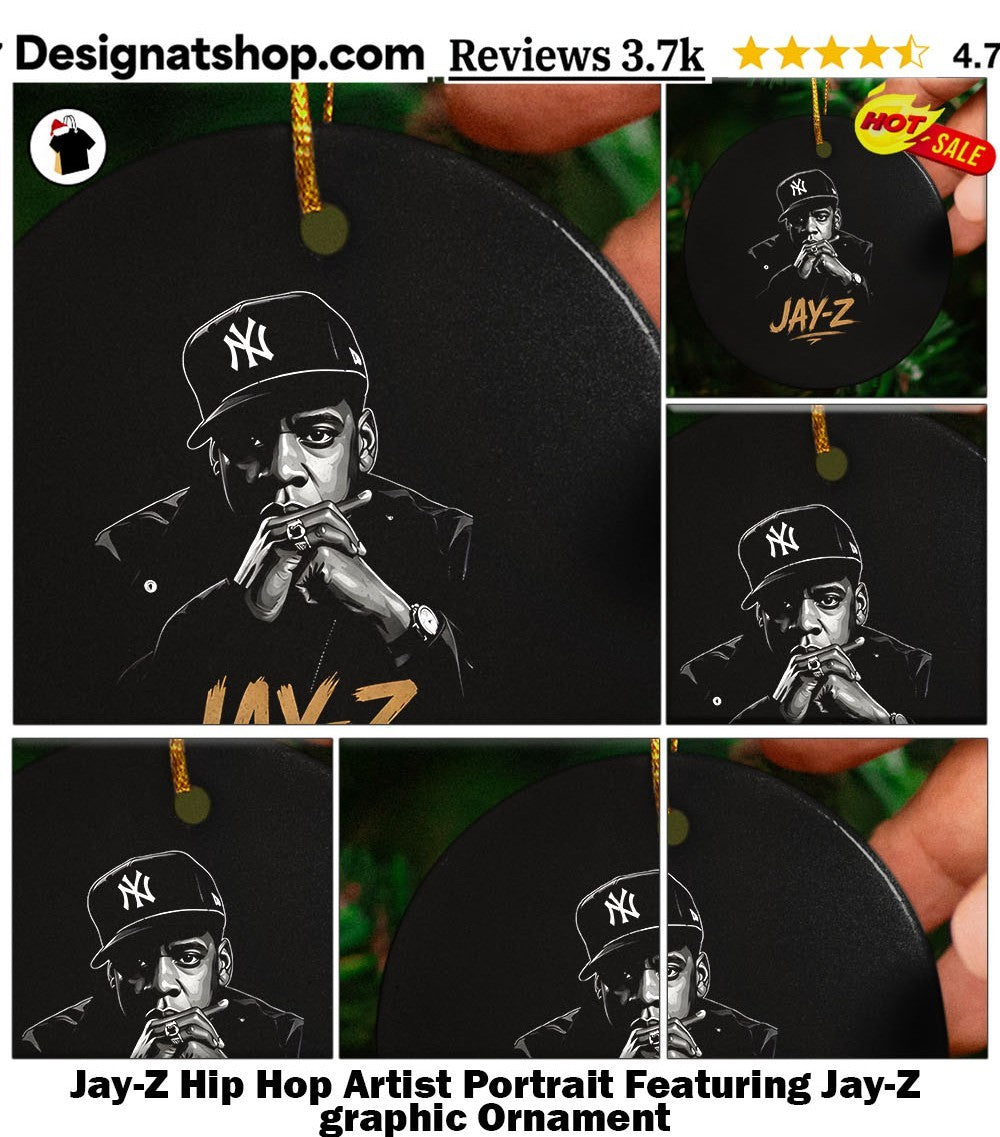 Jay-Z Hip Hop Artist Portrait Featuring Jay-Z graphic shirt