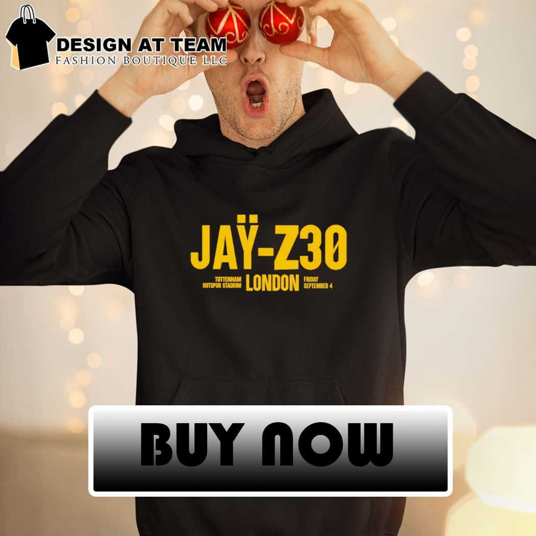 Jay-Z30 London Tour 2026 Tottenham Stadium Concert Hip Hop shirt