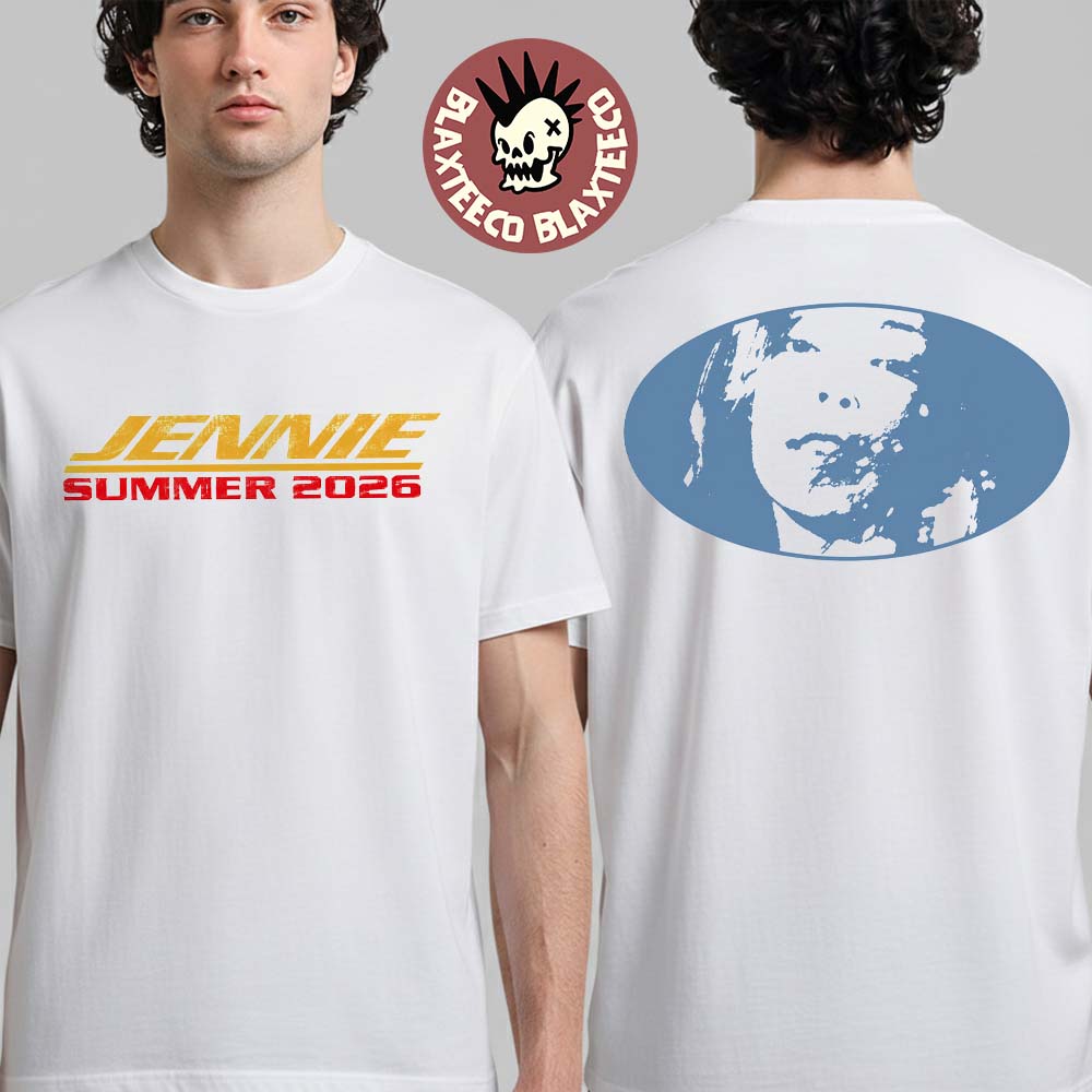 Jennie BlackPink Lollapalooza Chicago 2026 Exclusive Merch Summer 2026 T-Shirt