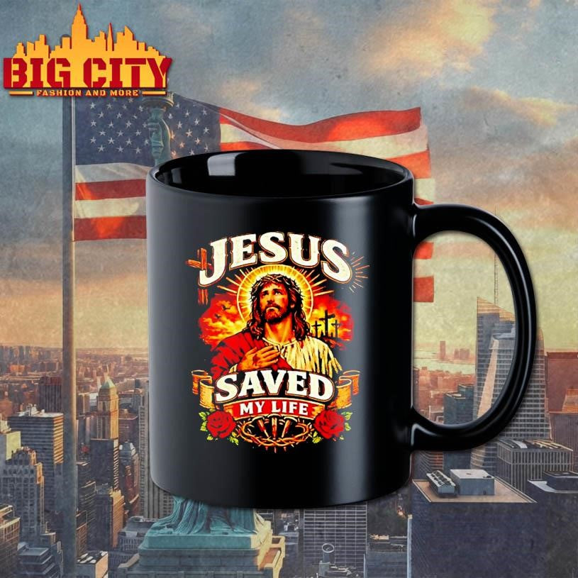 Jesus Saved My Life Rose Flower Shirt Unisex