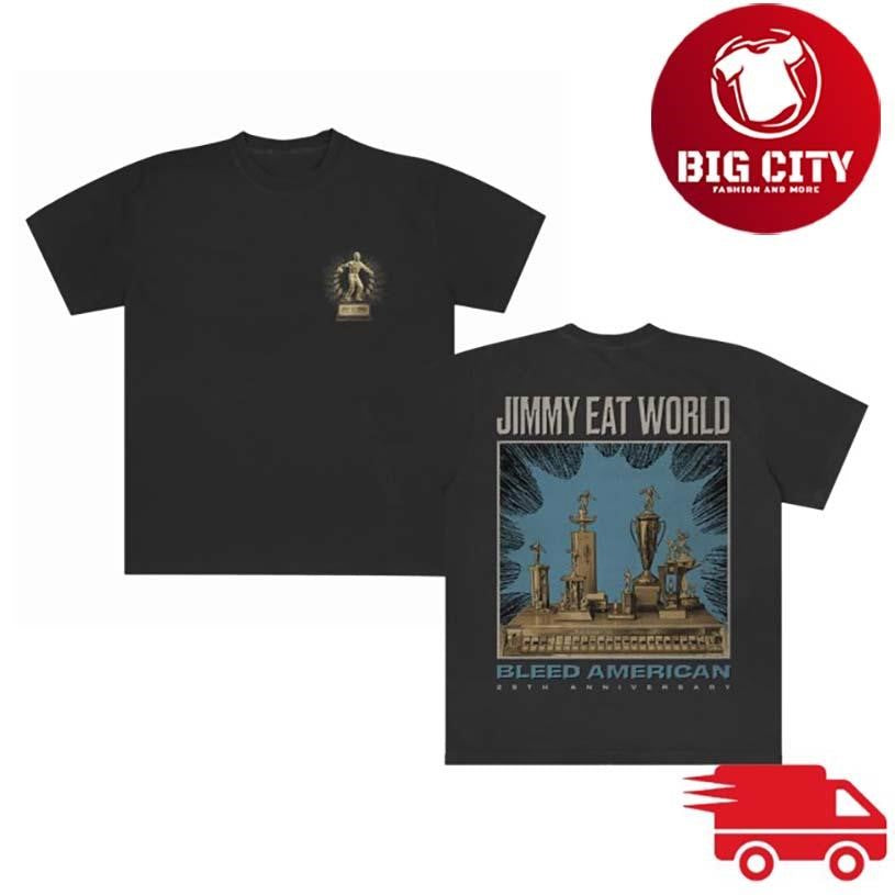 Jimmy Eat World Bleed American 25Th Anniversary 2026 Two Sided Shirt Unisex
