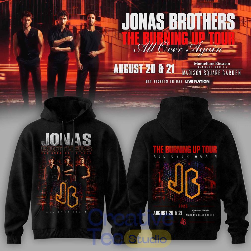 Jonas Brothers – The Burning Up Tour Special Tee Hoodie