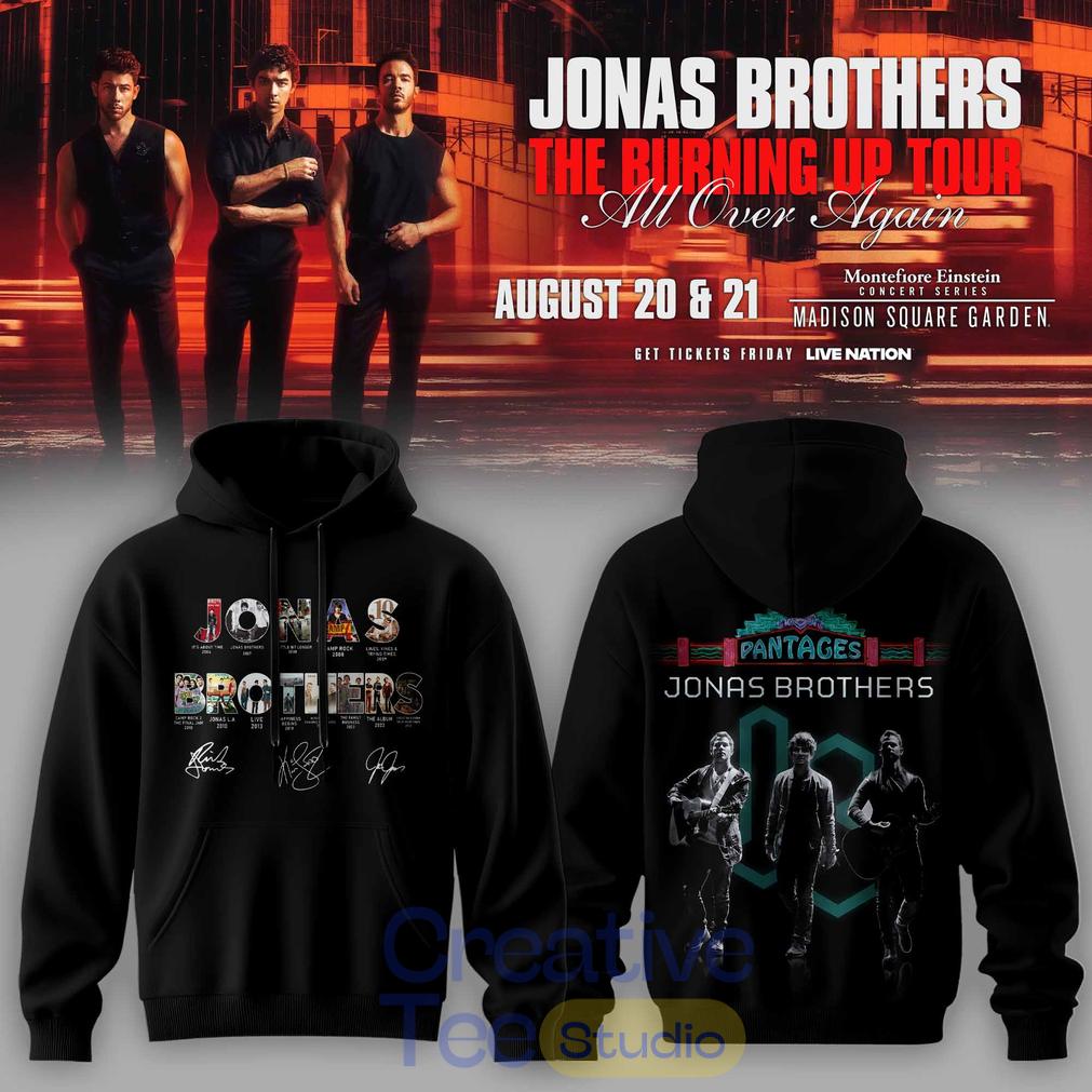 Jonas Brothers – The Burning Up Tour Special Tee Hoodie
