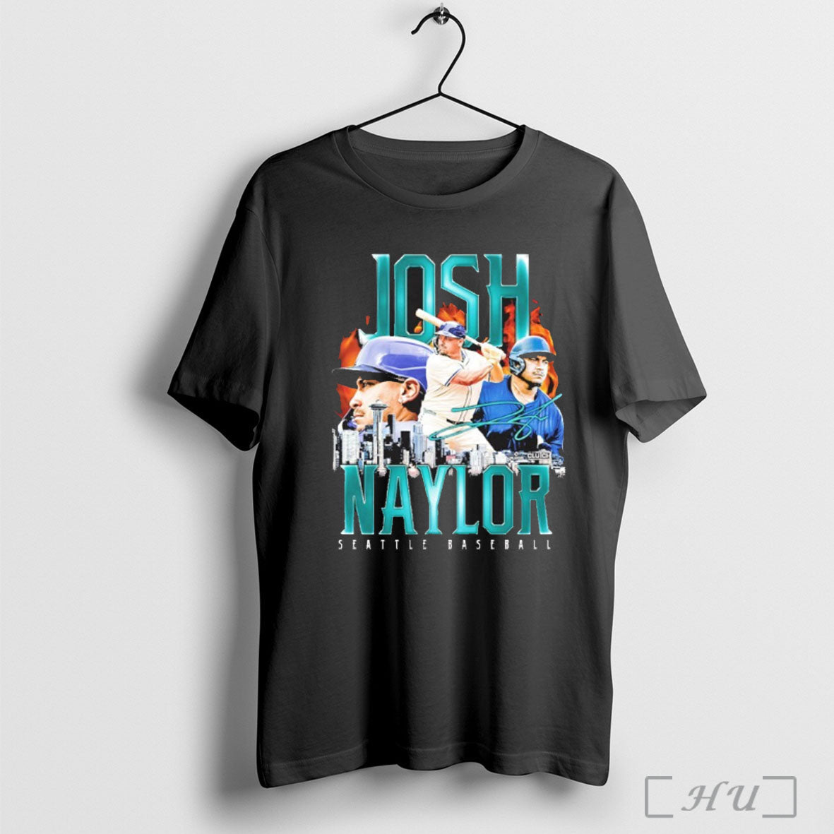 Josh Naylor Retro Flair Seattle Baseball T Shirt Unisex