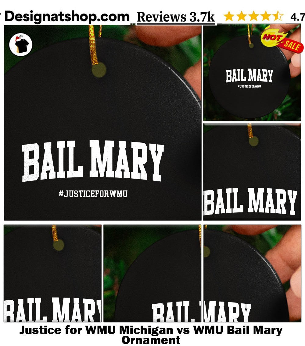 Justice for WMU Michigan vs WMU Bail Mary shirt