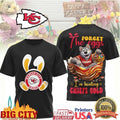 Kansas City Chiefs Easter Forget the Eggs I’m Hunting Chiefs Gold Two Sided Shirt Unisex
