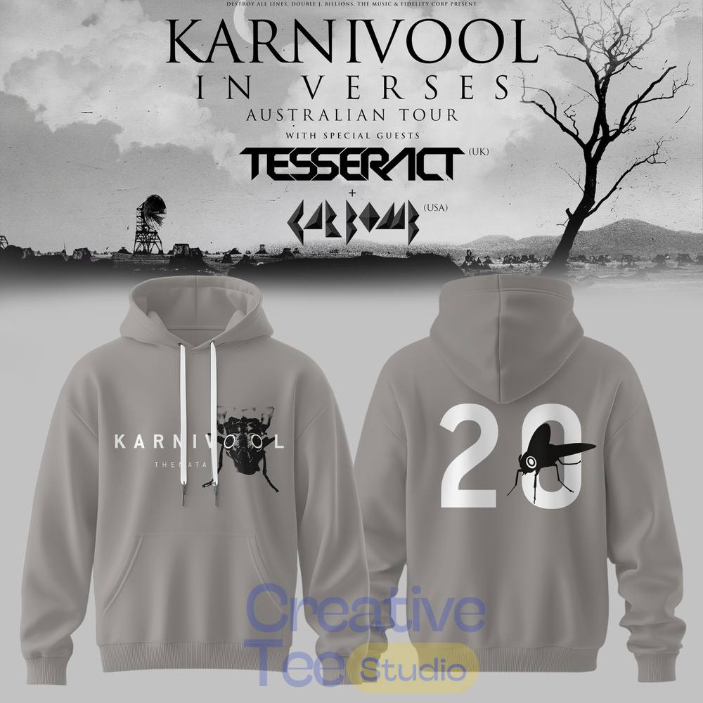 Karnivool – ‘In Verses’ Australian Tour 2026 Limited Hoodie