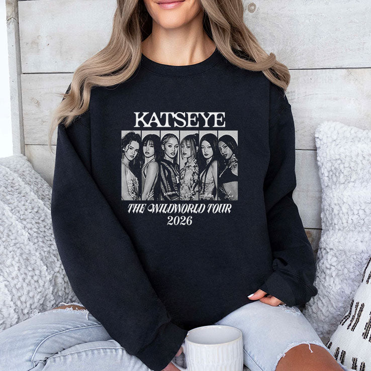 Katseye Wild World Tour 2026 T Shirt