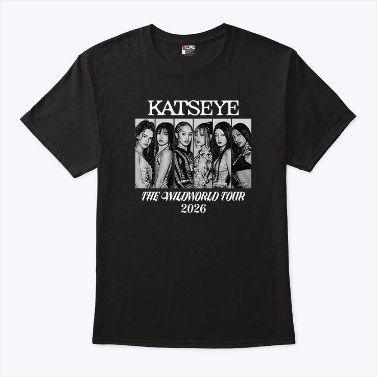 Katseye Wild World Tour 2026 T Shirt