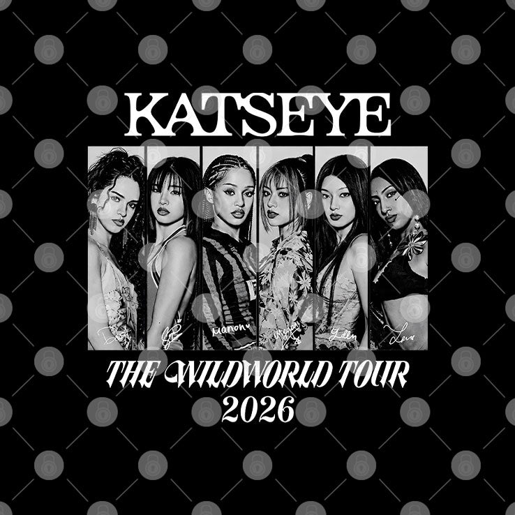 Katseye Wild World Tour 2026 T Shirt
