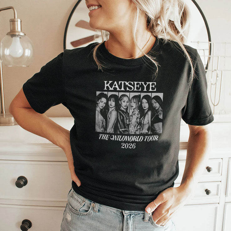 Katseye Wild World Tour 2026 T Shirt