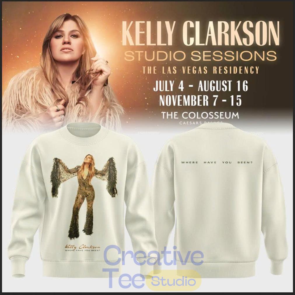 Kelly Clarkson Studio Sessions The Las Vegas Residency 2026 Edition Sweatshirt