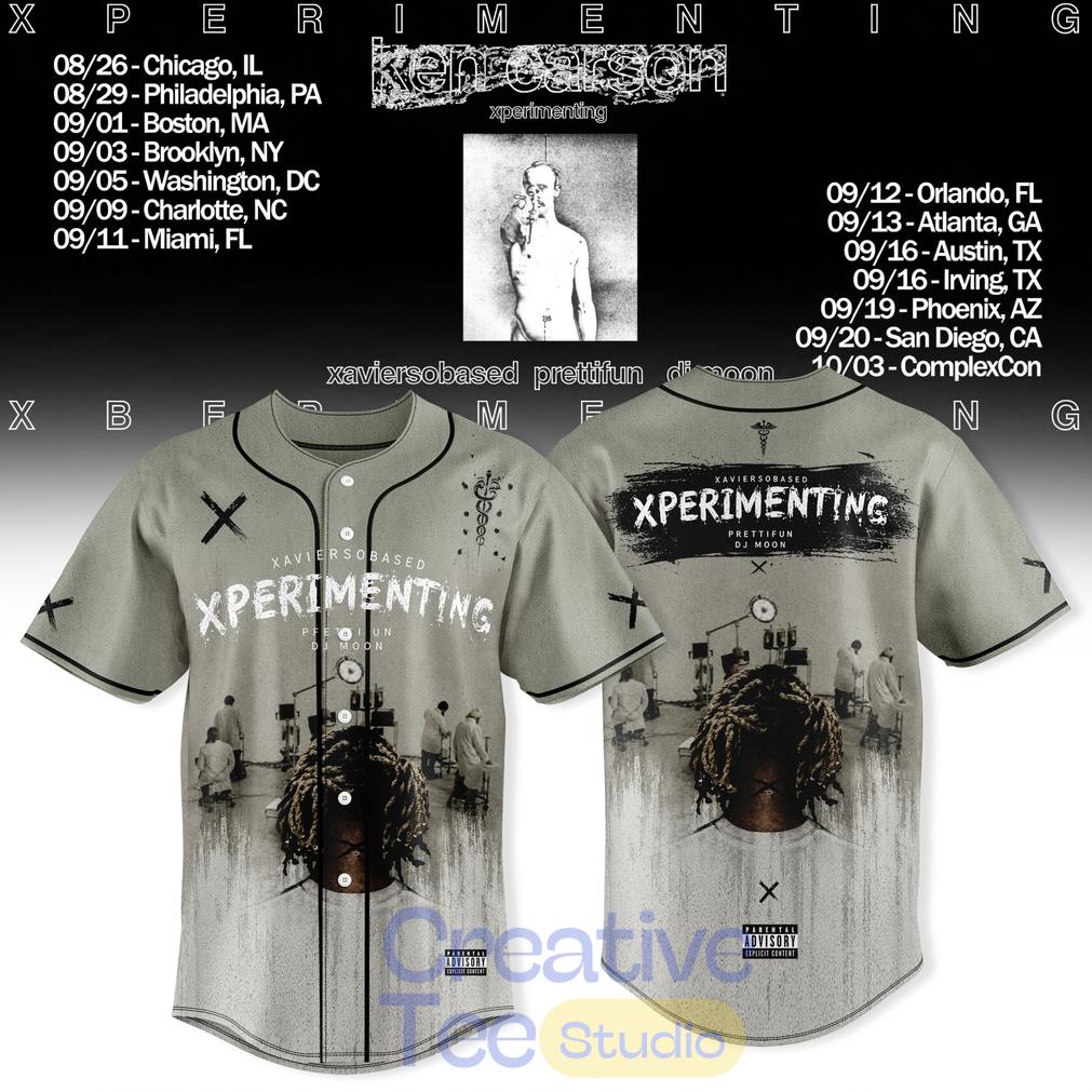 Ken Carson Xperimenting Tour Baseball Jersey
