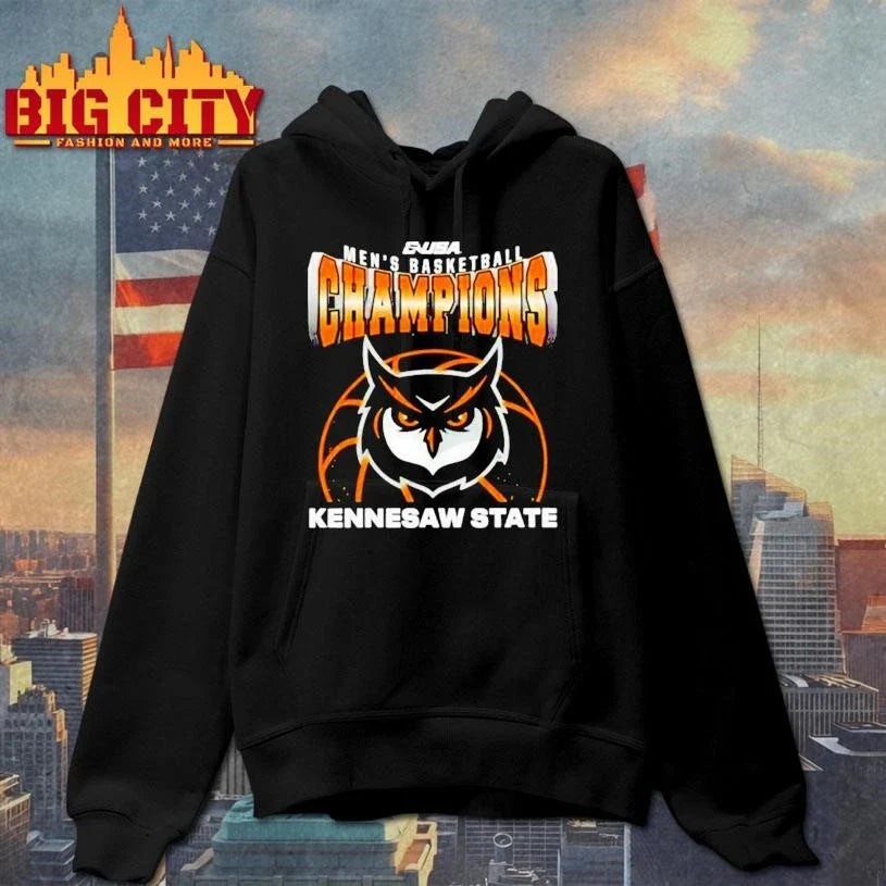 Kennesaw State Owls Champions C USA Men’s Basketball Tournament 2026 Shirt Unisex